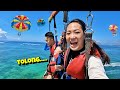 Pertama Kali Main Layangan Manusia Terbang Parasailing - Watersport Bali