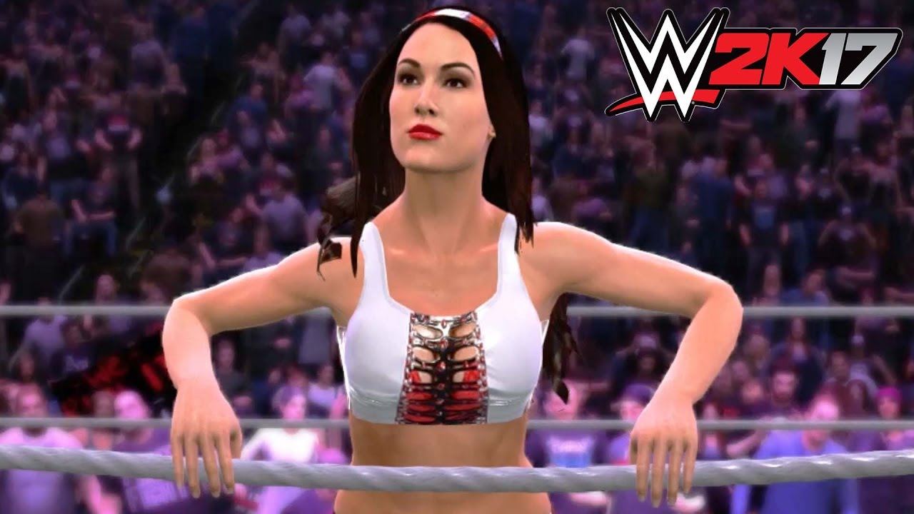 WWE 2K17 - Xbox 360 / Ps3 Gameplay Extreme Rules Brie Bella vs Stephanie McMahon