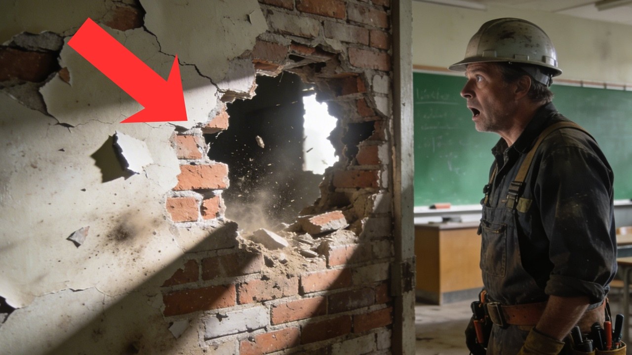 ELEKTRYK WYMIENIAŁ INSTALACJĘ W SZKOLE. GDY ROZKUŁ ŚCIANĘ — KRZYKNĄŁ I WEZWAŁ POLICJĘ