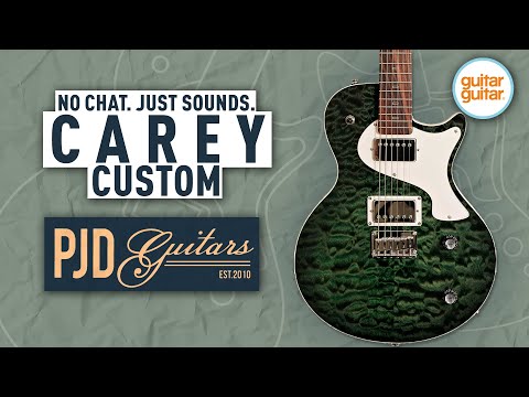 PJD Guitars Carey Custom Forest Green Burst