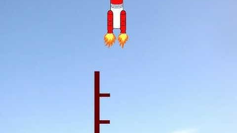 Simple Rocket animation by Flash