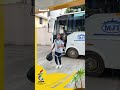The Bangladesh Women's National Team is stepping into the stadium before their match against India.