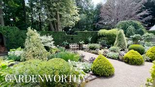 A Blooming Floral Garden at a Rhode Island Mansion | Garden Tour & Inspiration