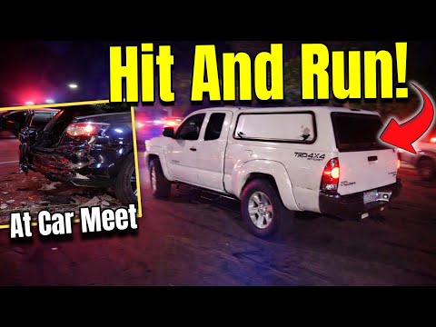 Drunk Driver Hit A Car... Then Took Off!!!