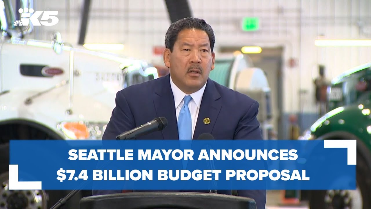Seattle mayor announces 7.4 billion budget proposal YouTube