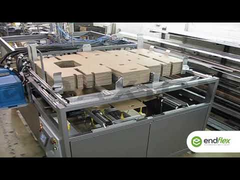 EndFlex PopLok fold and tuck tray forming machine - EndFlex