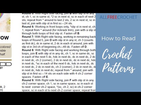 How To Read Crochet Patterns YouTube Beauteous How To Read A Crochet Pattern How To Read Crochet Patterns YouTube Beauteous How To Read A Crochet Pattern