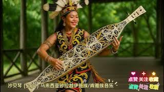 6首.#沙贝琴 #Sape 马来西亚砂拉越#伊班族 #肯雅族.音乐