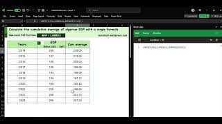 💡 Excel tips: cumulative average 👍👌