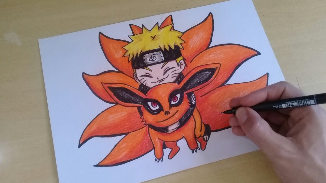 Como desenhar o Naruto no Modo Kurama