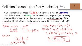 Collisions Part 2: Conservation of Momentum Problems