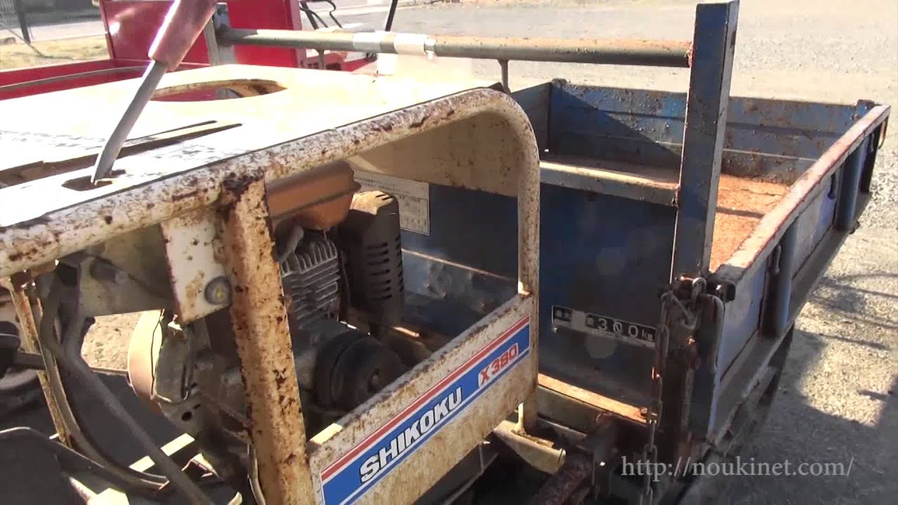 運搬車 SHIKOKU X380 クローラ式