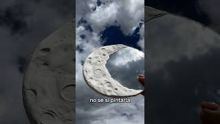 Gracias a todos por sus beios consejos??  #short #manualidades #pastamoldeable #arte #luna