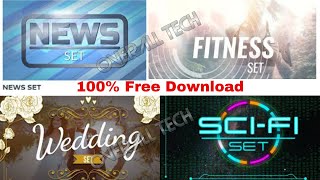 Filmora9 Effect Sets Fitness, CinematicOverlay, Geometric, Sci-Fi, News, Wedding free download