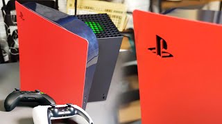 PS5 vs XBOX SERIES X | Esta PlayStation es Unica ! (Color SpiderMan) Unboxing  Review
