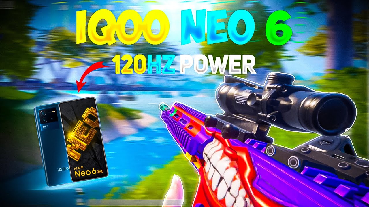 120 Hz E4 - PUBG AMOLED Display 😍🔥( IQOO NEO 6 90 FPS Graphics )🔥 | iQOO Neo 6 120 Fps After Update