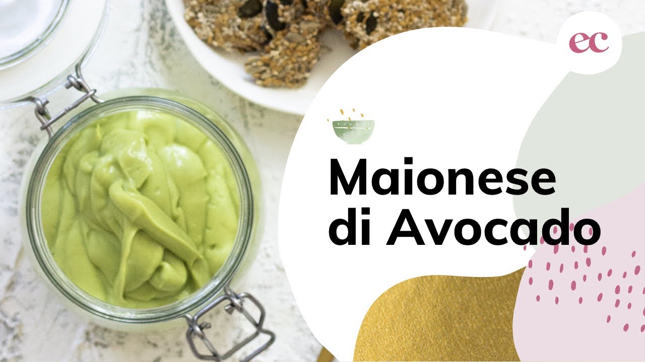 Maionese di Avocado Senza Uova, Senza Glutine e Vegan