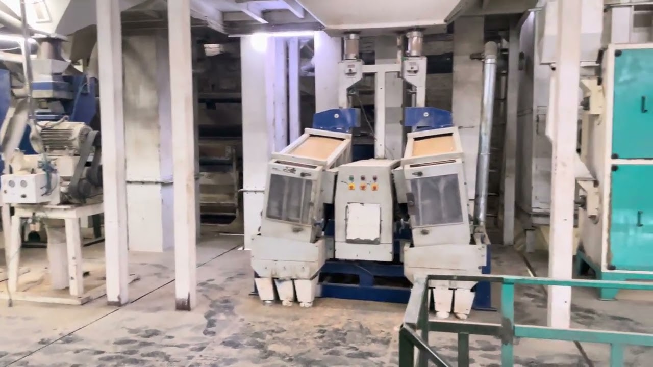 Buhler milling rice plant #factory #manufacturing #ricemill 