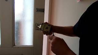 I bought the neighbour's Flat - How to change a Rim Lock