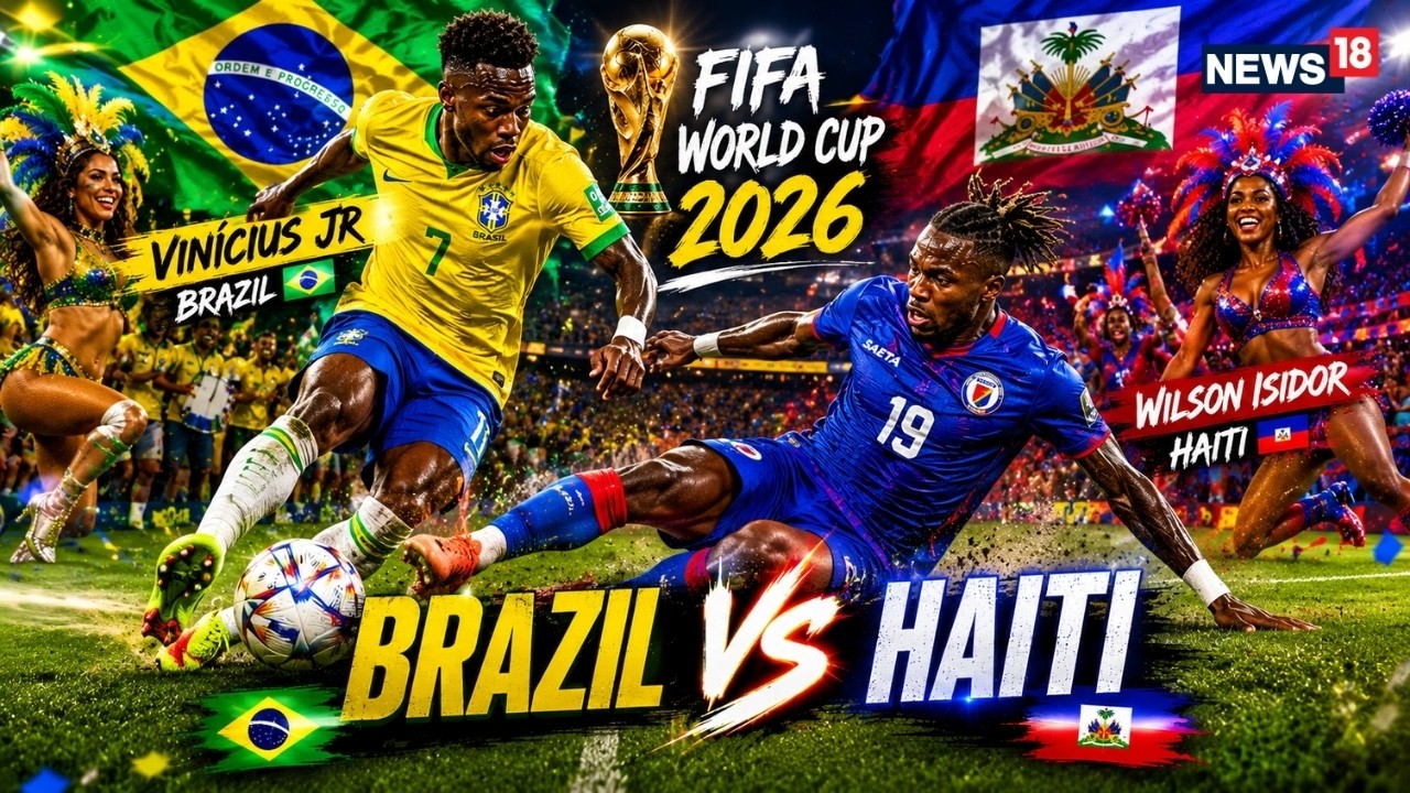 FIFA World Cup 2026 LIVE | Brazil Vs Haiti LIVE From Philadelphia