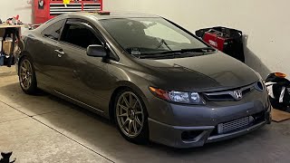 Walk-around/Build Details - Greddy turbocharged 8th gen Honda civic si coupe