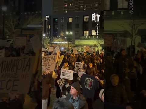 Minneapolis Noise Protest Outside ICE Hotel, Heavy Police Presence