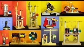 Eleven Stirling Engine Projects