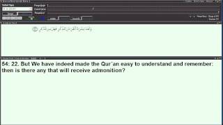 054 Surah Al-Qamar (The Moon) - Quran/English/Yusuf Ali