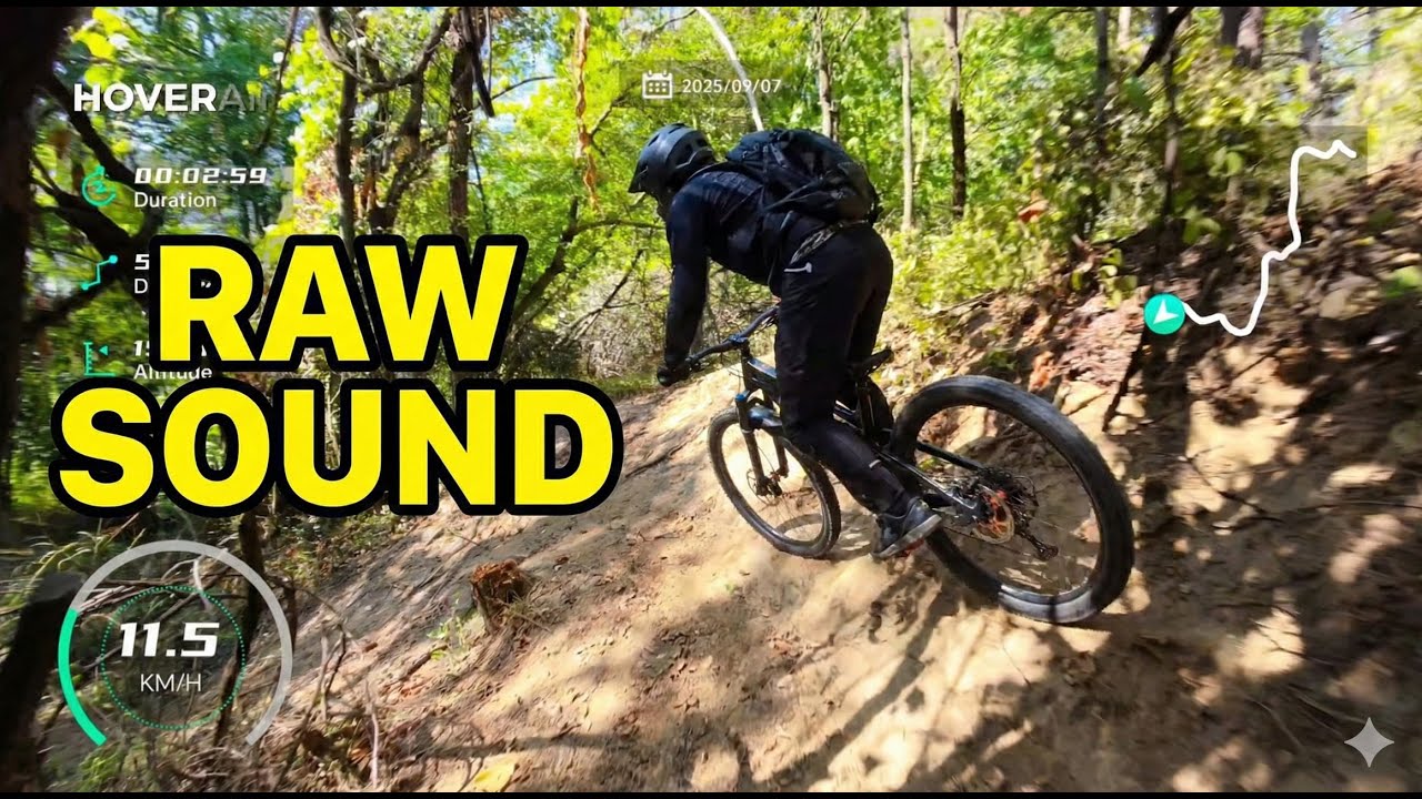 Enduro MTB ASMR 🔊 | Nagyon Kígyó Trail [RAW SOUND - NO MUSIC]