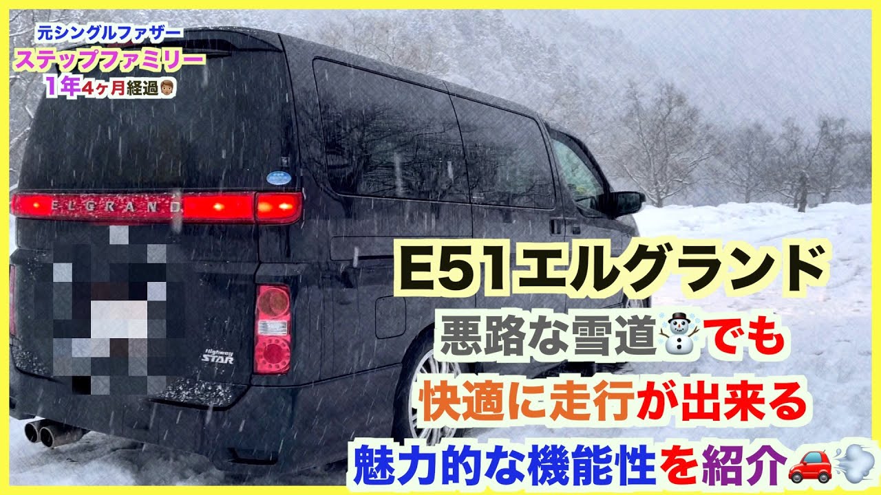 NISSAN ELGRAND オプション豪華なE51最終型4WDのエルグランド