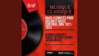 Sonate pour violon in G Major, BWV 1021: II. Vivace