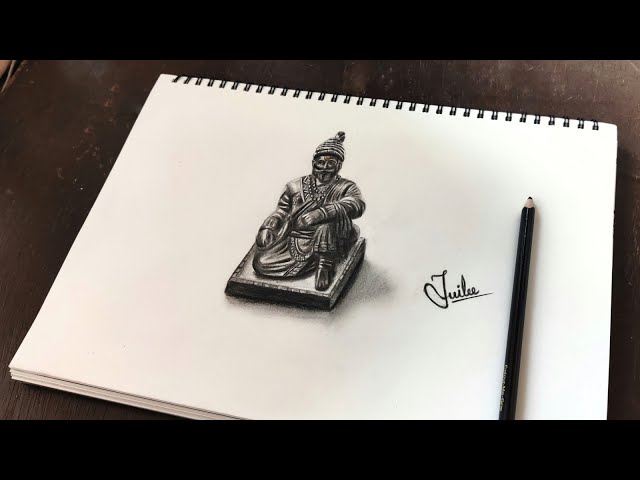 Download 3d Shivaji Maharaj Hd Render Wallpaper | Wallpapers.com