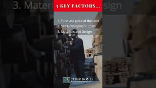 REAL COST TO BUILD YOUR HOME | Custom House | Building a house Cost #shorts #housecost