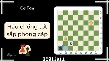 [Cờ tàn trong cờ vua 1] Hậu chống tốt sắp phong cấp | Cờ vua