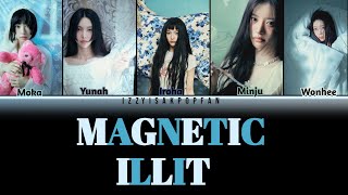 ILLIT - Magnetic (Color Coded Lyrics)