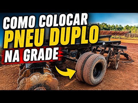 HOW TO INSTALL DUAL TIRES ON A DISK HARROW OR OTHER IMPLEMENT!
