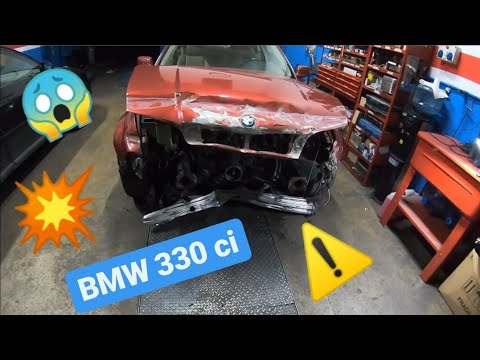 BMW  E46 330 ci ?SINIESTRO  TOTAL❓ CUANTO CUESTA EL ARREGLO ⛔ MERECE LA PENA❓