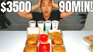 Could You Eat This In 90Mins? | McDonalds Twitter Food Challenge