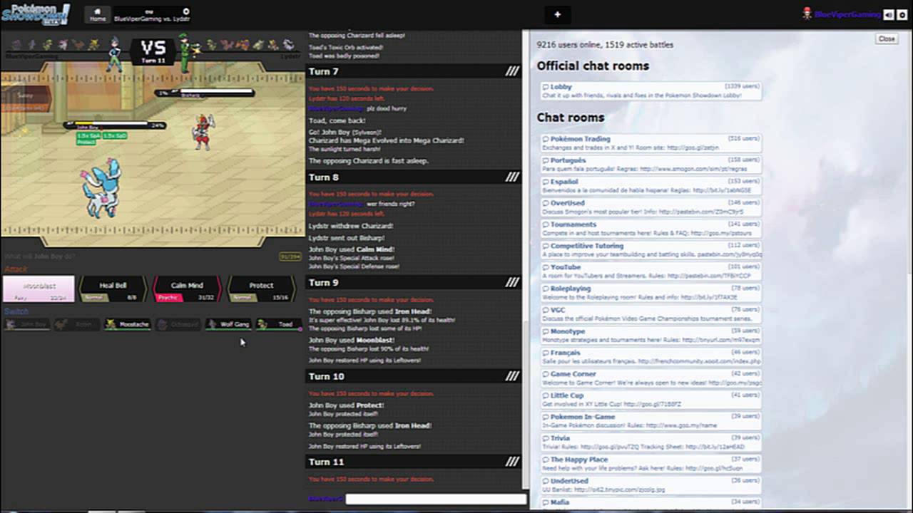 LIVE Pokemon Showdown 1 The Hacks YouTube