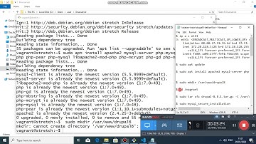 instalasi drupal 8 di debian 9 via vagrant part 2