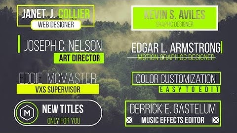 Stylish  Minimal Titles DaVinci Resolve Macros