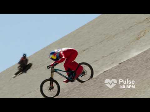 Markus 'Max' Stöckl hits a top speed of 167.6 km/h on a standard mountain bike