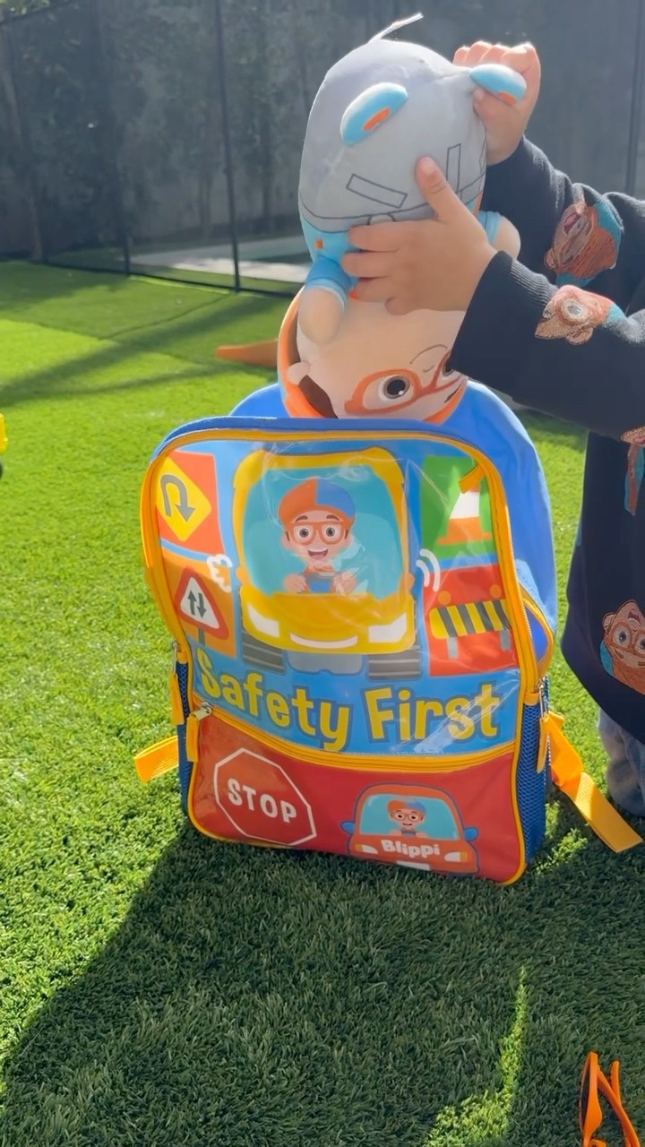Let's get ready for school! Pack your Blippi backpack ?! #blippi #shorts