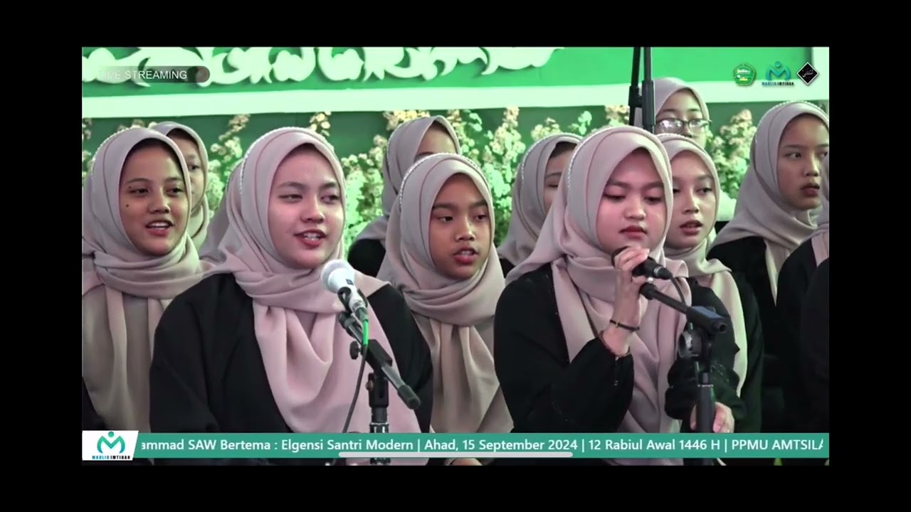 (Ana Ba'syaqoq) Nasyid PPMU Amtsilati Putri - Imtihan Maulid 1446 H / 2024 M