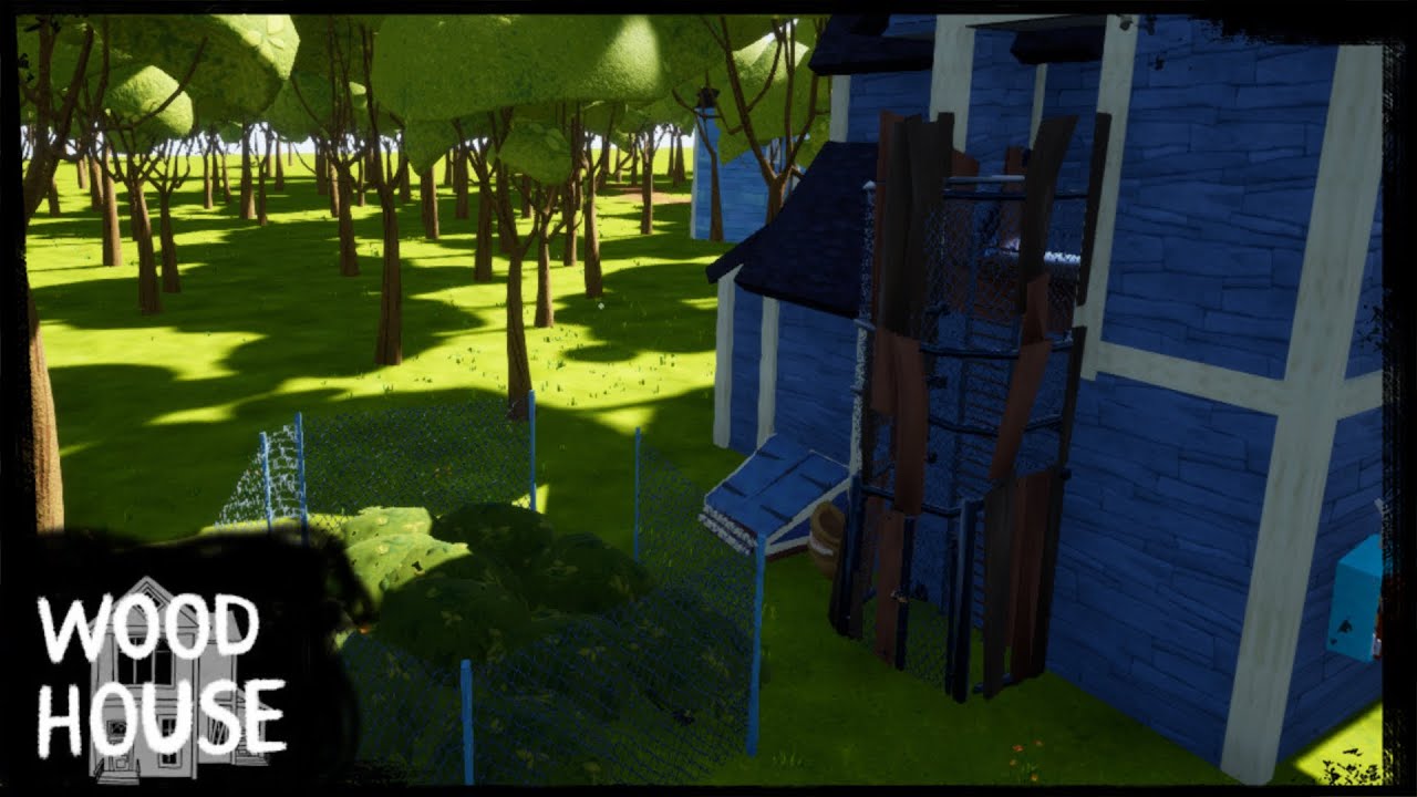 HELLO NEIGHBOR MOD KIT - WOOD HOUSE [BASEMENT] - YouTube