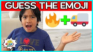 Guess The Emoji Challenge with Ryan!!