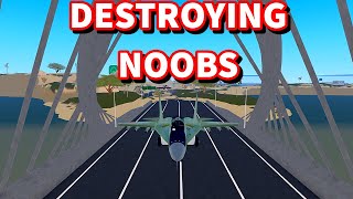 Destroying Noobs With The New Planes In War Ty
