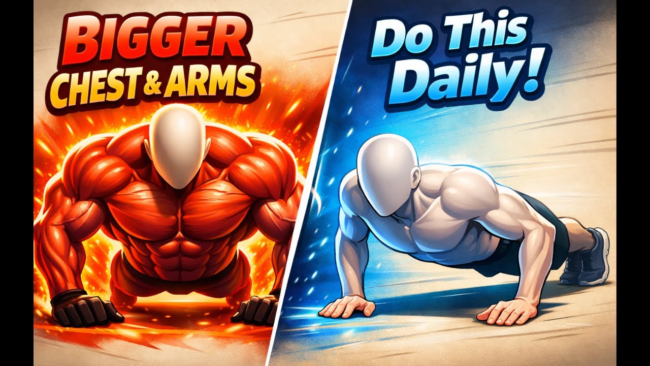 The Best Push-Up Routine for Bigger Chest, Arms & Core (Do This Daily ...