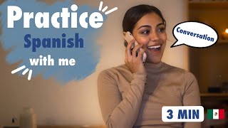 Practice Conversation in Spanish - Interactive Roleplay