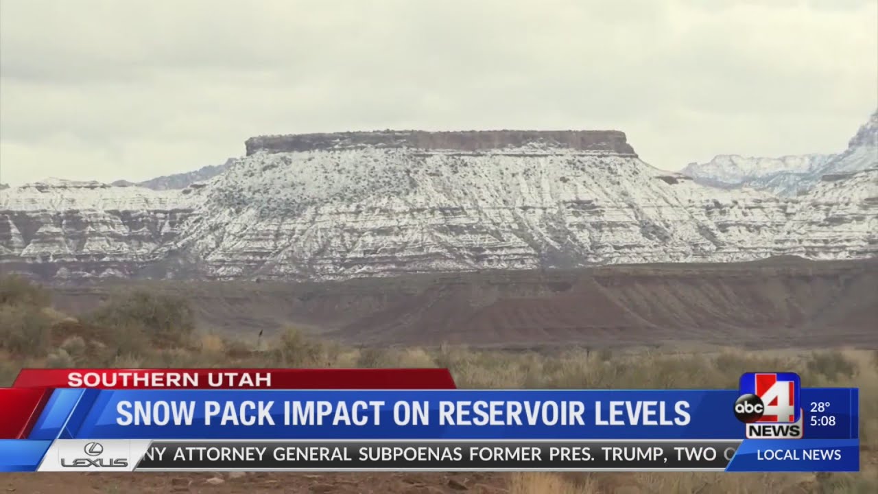 Southwestern Utah snow brings hope to water leaders - YouTube